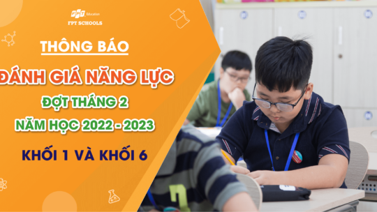 Thông báo Đánh giá Năng lực đợt tháng 2 năm 2022–2023