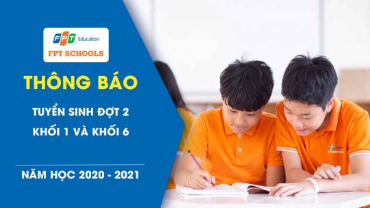 Thông báo nhận thông tin tuyển sinh online đợt Tháng 5 năm học 2020 – 2021